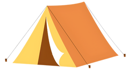 Ilustrasi Prisma Segitiga (Tenda dan Potongan Kue)